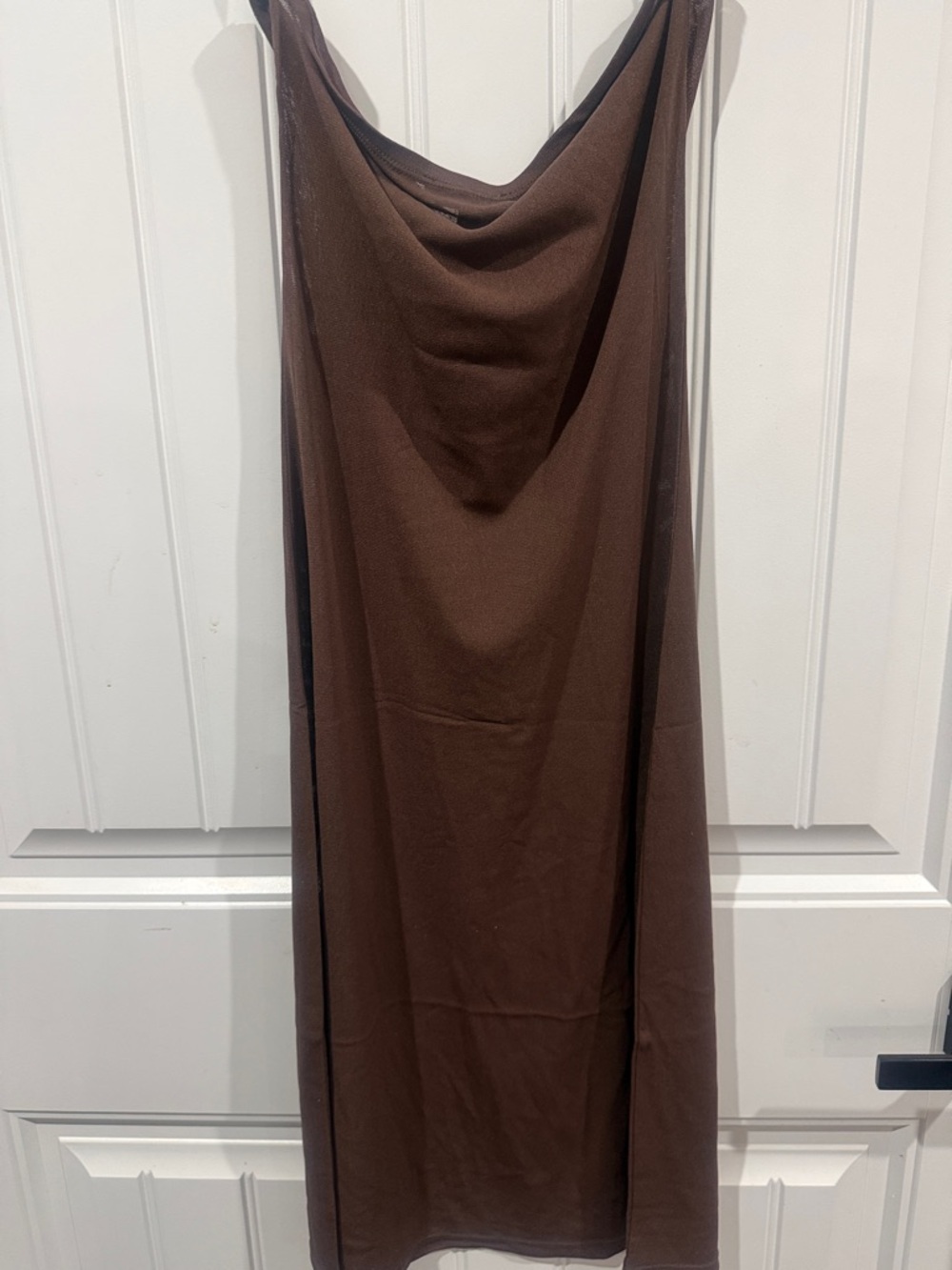 Khy Brown Strapless Sheer Dress - Picture 2 of 3